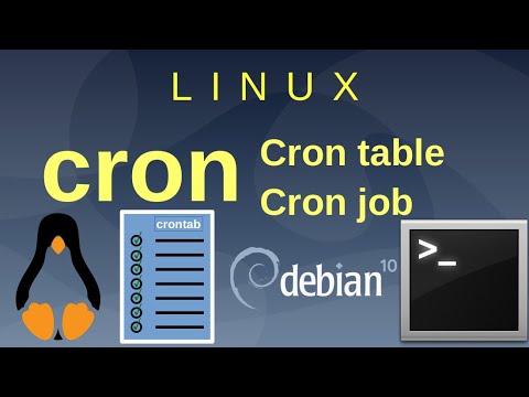 debian 10. cron.  cron-ის დავალებების დაგეგმვა. Setup cronjob